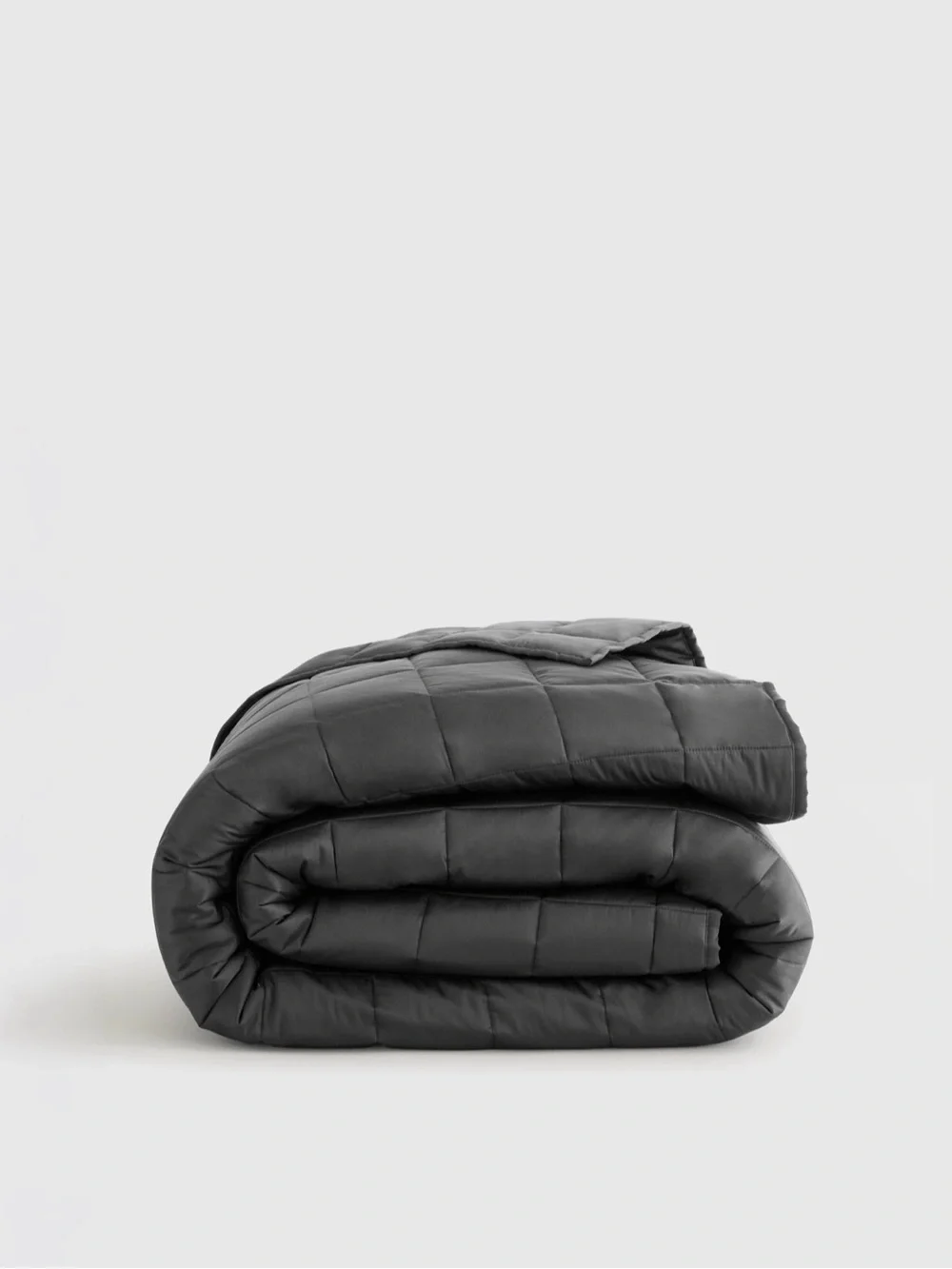 Quince Bamboo Box Quilt in King/Cal King, Charcoal 🖤🩶